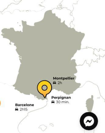 Appartement Centre Ville Du Boulou: Family Stay in City Center Le Boulou Exterior photo
